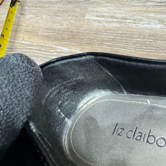 Liz Claiborne Dana Black Patent Leather Loafers Women's Size 6 - Picture 5 of 6